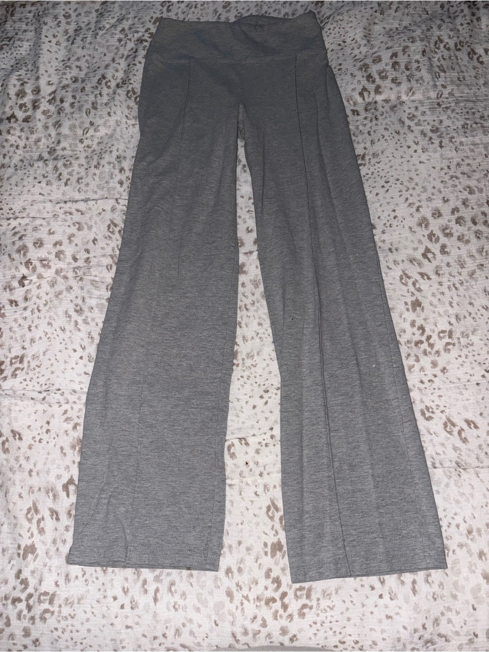 PINK Victoria's Secret Gray Wide-Leg Lounge Pants